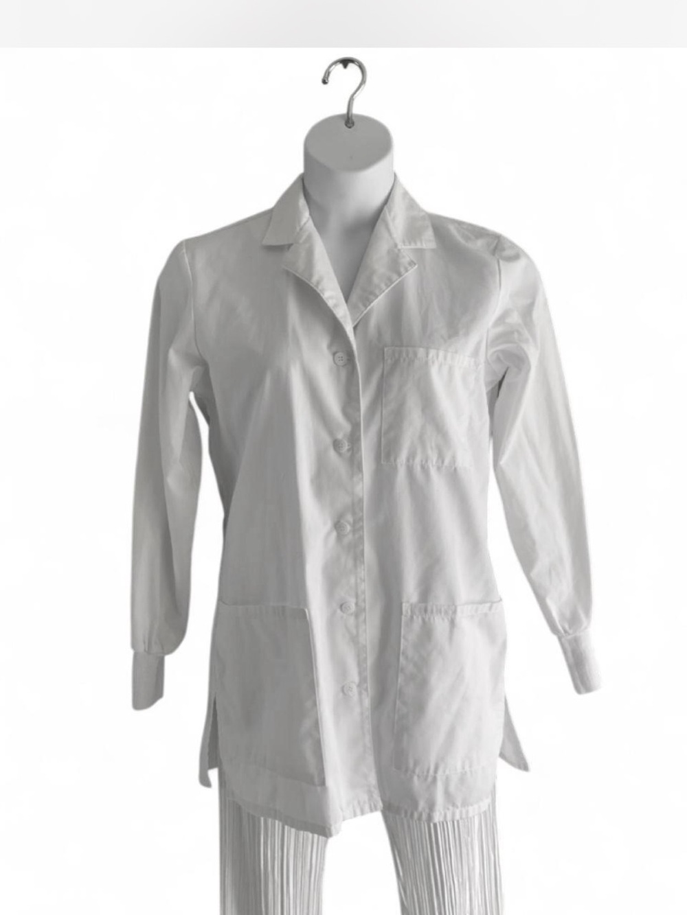 Cherokee White Medical Scrub Top